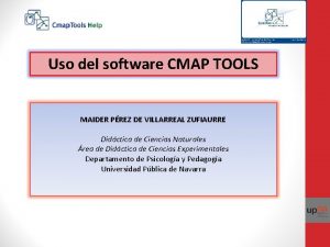 Uso del software CMAP TOOLS MAIDER PREZ DE