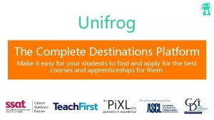 Unifrog The Complete Destinations Platform Make it easy