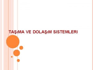 TAMA VE DOLAM SISTEMLERI TAIMA SSTEM canllarn d