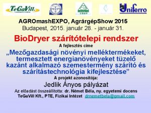 AGROmash EXPO Agrrgp Show 2015 Budapest 2015 janur