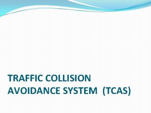 Tcas collision avoidance