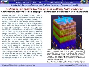 A Materials Research Science and Engineering Center Program