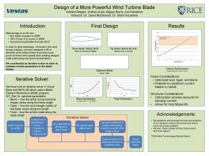 Design of a More Powerful Wind Turbine Blade
