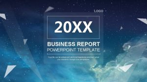 20 XX BUSINESS REPORT POWERPOINT TEMPLATE Your life