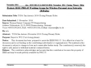 November 2014 doc IEEE 802 15 14 0649