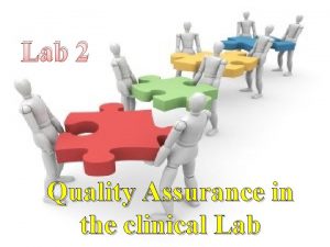 Lab 2 Quality Assurance in the clinical Lab