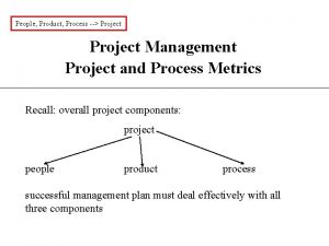 People Product Process Project Management Project and Process