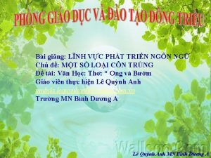 Bi ging LNH VC PHT TRIN NGN NG