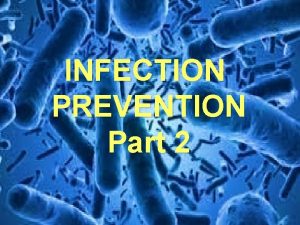 INFECTION PREVENTION Part 2 Biofilm Fast Facts Biofilm