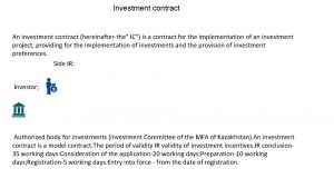 Investment contract An investment contract hereinafterthe IC is