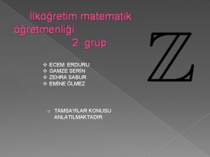 lkretim matematik retmenlii 2 grup v v ECEM