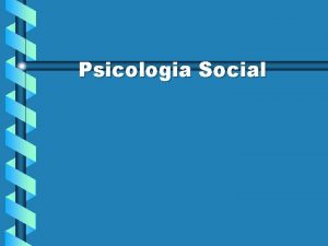 Psicologia Social A gnese da Psicologia Social H