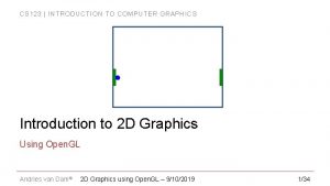 CS 123 INTRODUCTION TO COMPUTER GRAPHICS Introduction to