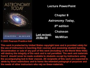 Lecture Power Point Chapter 8 Astronomy Today 5