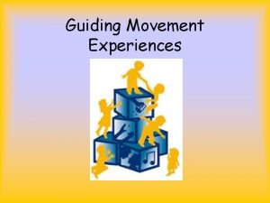 Guiding Movement Experiences What Is Creative Movement It