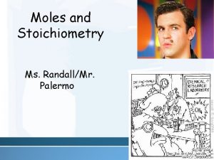 Moles and Stoichiometry Ms RandallMr Palermo The Mole