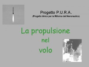 Progetto P U R A Progetto Unico per