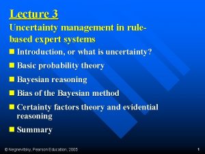 Uncertainty management in rule-based expert systems