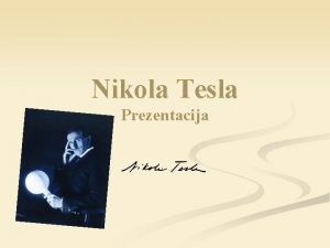 Nikola tesla prezentacja