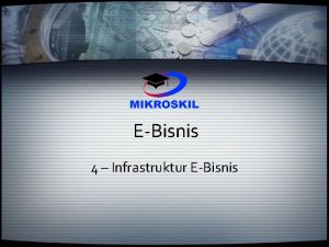 EBisnis 4 Infrastruktur EBisnis Pendahuluan Pokok pembahasan Internet