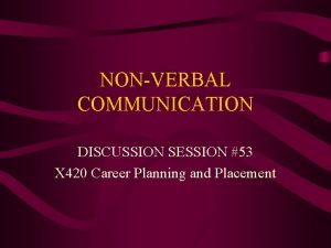 Artifacts nonverbal communication definition