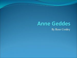 Anne geddes rose