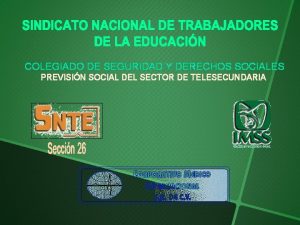 COLEGIADO DE SEGURIDAD Y DERECHOS SOCIALES PREVISIN SOCIAL