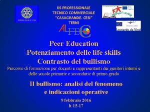 IIS PROFESSIONALE TECNICO COMMERCIALE CASAGRANDE CESI TERNI Peer