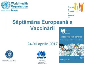 Prevenir e Proteci e Vaccina re Sptmna European