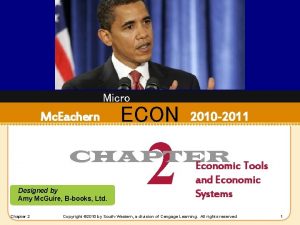 Micro Mc Eachern ECON 2 2010 2011 CHAPTER
