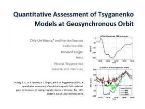 Quantitative Assessment of Tsyganenko Models at Geosynchronous Orbit