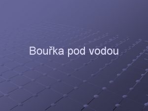 Bouka pod vodou Pomcky byreta s nstavcem obliejov