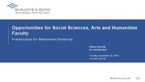 Opportunities for Social Sciences Arts and Humanities Faculty