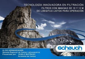 TECNOLOGA INNOVADORA EN FILTRACIN FILTROS CON MANGAS DE