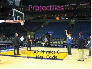 Projectiles AP Physics C Mrs Coyle Horizontal Projectiles