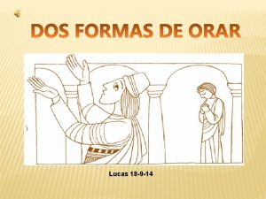 Lucas 18 9 14 La parbola del fariseo