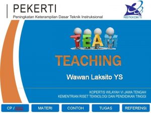 Contoh team teaching