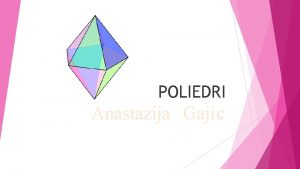 Poliedri formule