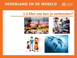 Nederland en de wereld NEDERLAND EN DE WERELD