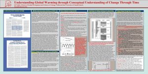 Understanding Global Warming through Conceptual Understanding of Change