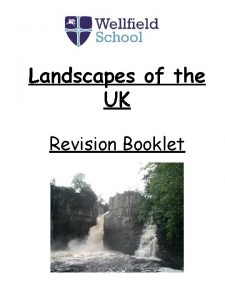 Landscapes and landforms booklet