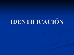 IDENTIFICACIN n n n n NOMBRE Institucin Educativa