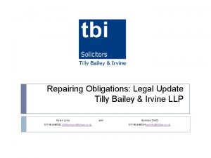 Tilly bailey & irvine llp