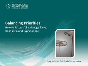 Balancing Priorities How to Successfully Manage Tasks Deadlines