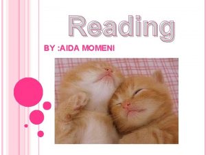 Reading BY AIDA MOMENI WHAT IS PLOT Plot