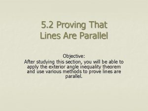Proving lines parallel worksheet 3-3