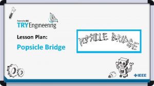 Lesson Plan Popsicle Bridge RealWorld Application Langkawi Sky