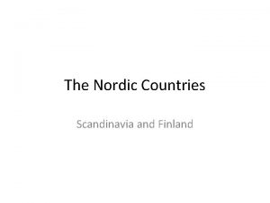 Scandinavian peninsula Scandinavian peninsula