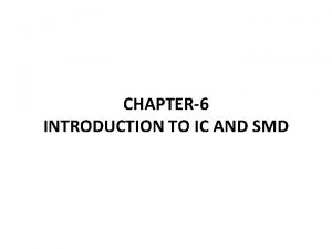 Smd ic packages
