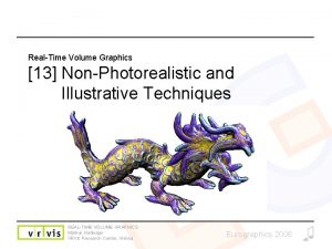 RealTime Volume Graphics 13 NonPhotorealistic and Illustrative Techniques